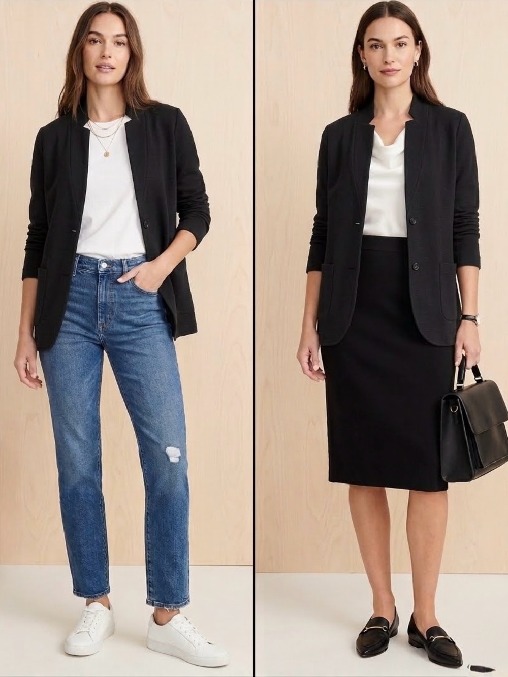 J. Crew Women’s Black Knit Button-Front  Jacket
